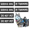 6pcs Service Dog Patches, Removable Hook & Loop Tactical Vest