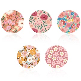 25pcs Adhesive Patches for Libre 2 & 3, 5 Styles Round Sensor Covers Breathable Waterproof Sweat-Proof Sensor Stickers Adhesive CGM Patches