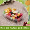 Chunful 36 Pcs Disposable Snack Containers 1 Compartment Snack Containers