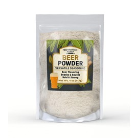 Unpretentious Beer Powder, 4 oz, Versatile Seasoning, Dry Rubs & Sauces, Bold Beer Flavoring