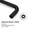 Brazo con Chapeton para Regadera,brazo de Regadera Acero