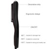 Electric Hair Straightener Comb Anti Scald Beard Straightener Brush (Black