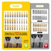 33 PCS Screw Extractor Set, HSS 6542 Titanium Stripped Screw