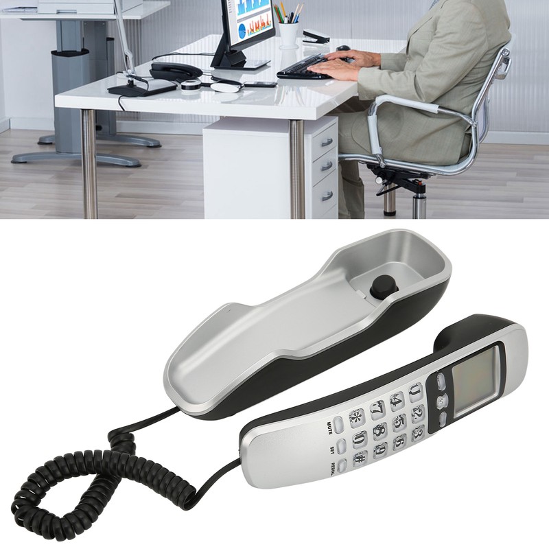 KXT888CID Landline Wall Phones Corded Landline Telephone with LCD Display