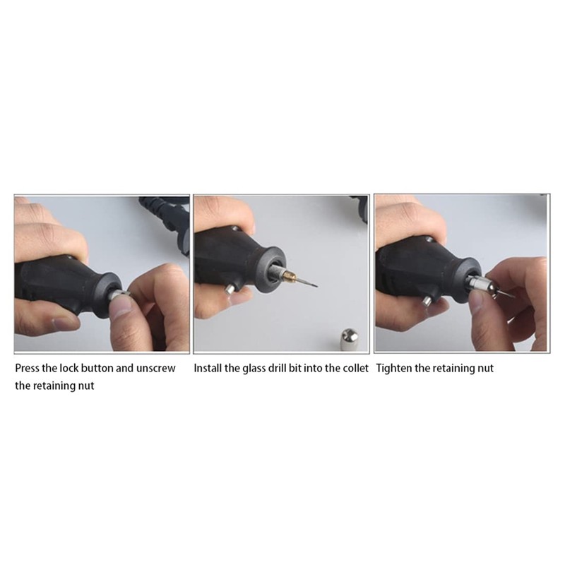 Kopinma Steel Drill Bit for Car Windshield Repair, High Hardness