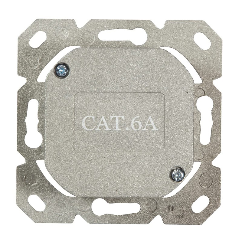 LogiLink Cat.6A Universal Anschlussdose 2x RJ45 STP, - Aufputz and