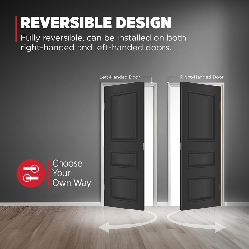 Kwikset Singapore Interior Passage Door Handle, Lever For Closet and