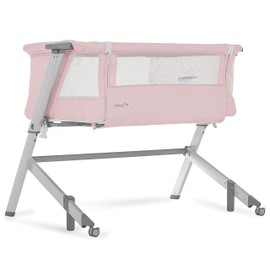 Dream On Me Skylar Bassinet & Bedside Sleeper Pink Crib