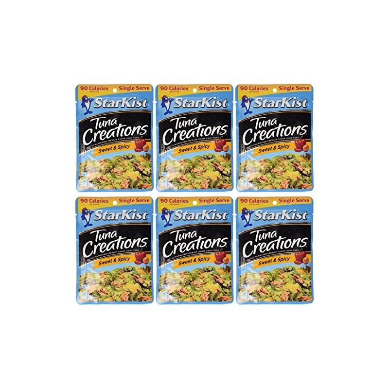 Starkist Tuna Creations, Sweet & Spicy, Single Serve 2.6-Ounce Pouch