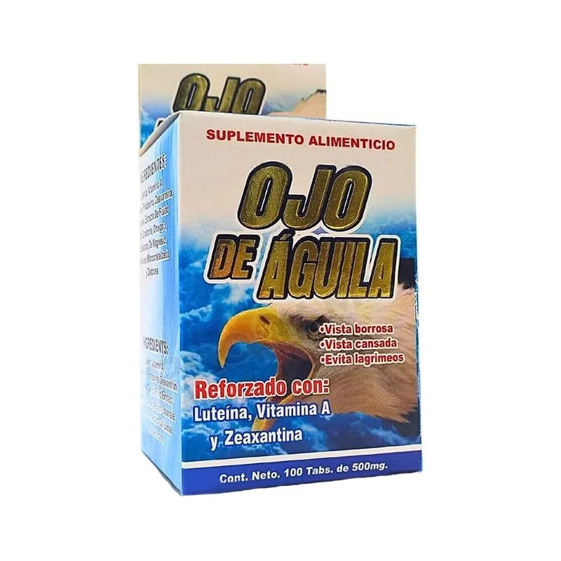 Paq Suplemento Alimenticio Ojo Águila Vista Cansada Sabor