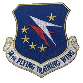 Squadron Nostalgia LLC 14th Flying Training Wing Patch – Plastic Backing