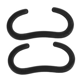 WOONEKY 2pc Pu Leather Replacement Face Cushion Cover for Vr Headset Easy Clean Sponge Blindfold for Comfortable Play Sessions Compatible Vr Devices