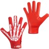 Exote Sports Youth Football Gloves American Wide Receiver Skeleton Football