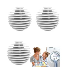 3 PCS Laundry Ball Washing Ball Dryer Ball Washing Ball Front-Loader Washer Dryer Tangle Proof Dust Removal Reusable Laundry Product for Garment Care