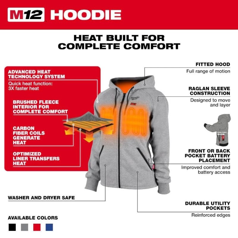 Milwaukee M12 Womens Heated Hoodie 2X