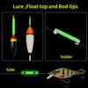 Vefungyan Fishing Glow Sticks for Rod: 350 Pcs Clip on