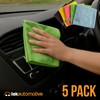 Tek Automotive Heavy Duty Microfibre Cloths – 5 Pack, Colour
