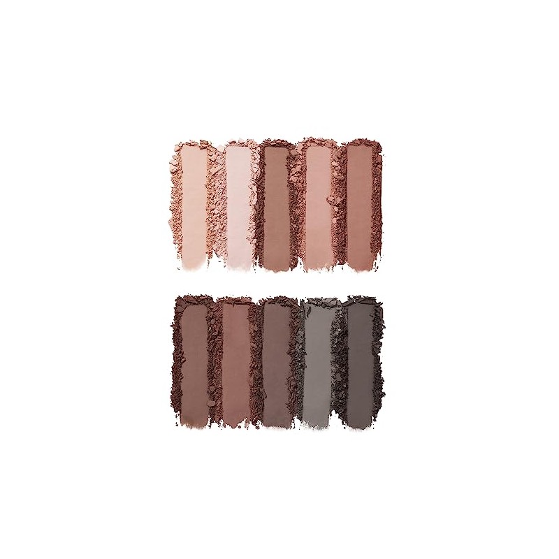 E.L.F. Cosmetics Mad for Matte Eyeshadow Palette, Nude Mood, 14