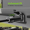 WOLFWILL 7 Way Blade to 4 Way Flat Trailer Adapter,