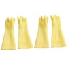 DBMIMPORTERS 2 Pairs 13.5" Cleaning Gloves, Reusable Rubber Dish Gloves,