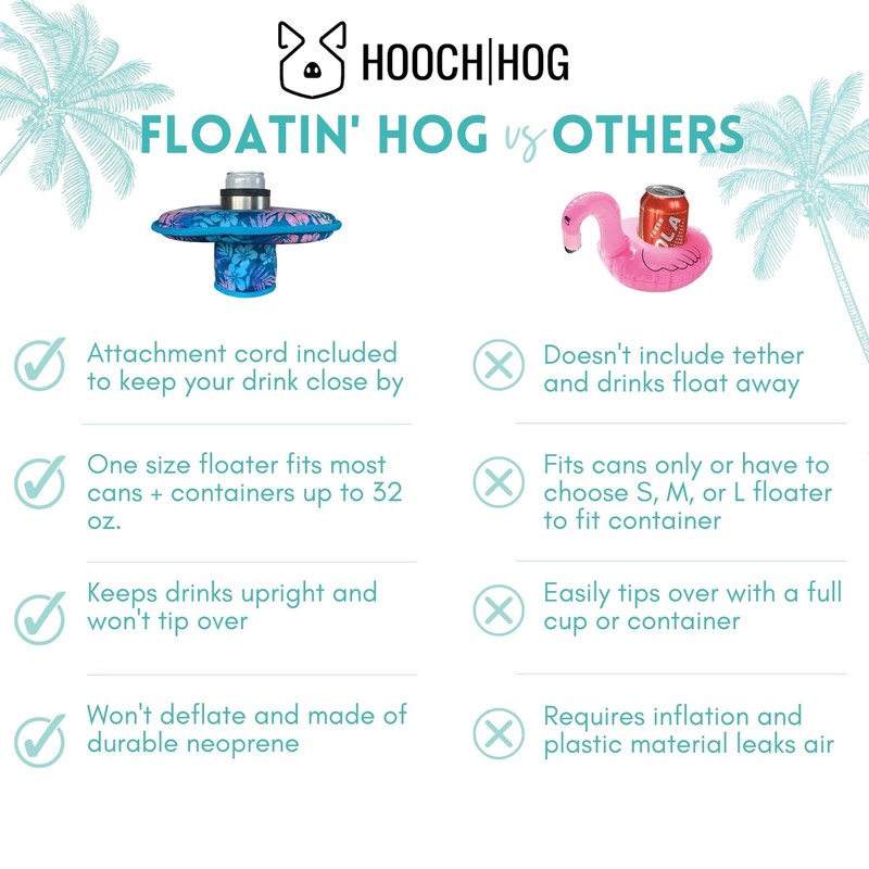 Hooch Hog Floating Cup Holder, Can Holder & Beer Holder