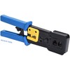 RJ45 Crimp Tool with Cat6 Pass through Shielded/transparent Connectors 20PCS