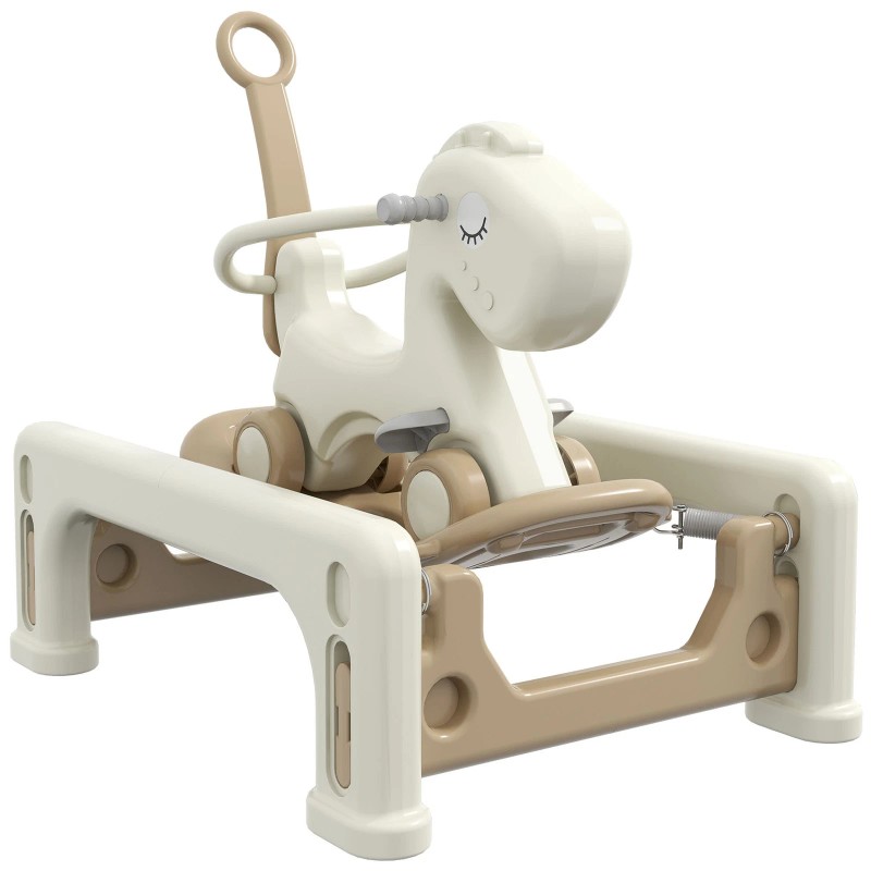 Qaba 5 in 1 Rocking Horse for Toddlers 1-6 Years
