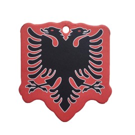 2x Albanien Duftbaum Auto Duftspender Shqipëria, Shqiponja, shqiperia, Kosovo, Duftbaum Auto tuning, car air freshener, Duftanhänger Auto, Duftbaum Set Auto