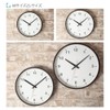 KATOMOKU plywood wall clock brown sweep (continuous second hand) km-35L