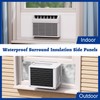 Wintcomfort Window Air Conditioner Insulated Foam Panels with Aluminum Foil,