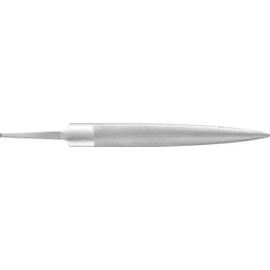 Pferd 835100H00 Tang File Half-Round 100mm Type of Cut 00, Silver, 100 mm/835100H00