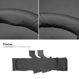 MEWANT for Prius Steering Wheel Steering Wrap for Toyota Prius 4 / Prius Prime/Mirai Hand-Stitched