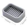 Soap Dish with Drain Bar, Soap Holder for Shower, Bathroom,