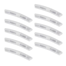 Nicerity 10Pcs Bicycle Wheel Spoke Reflectors Bicycle Light Reflectors Bike Safety Warning for Mountain Bike Road Bike Decoration (White)