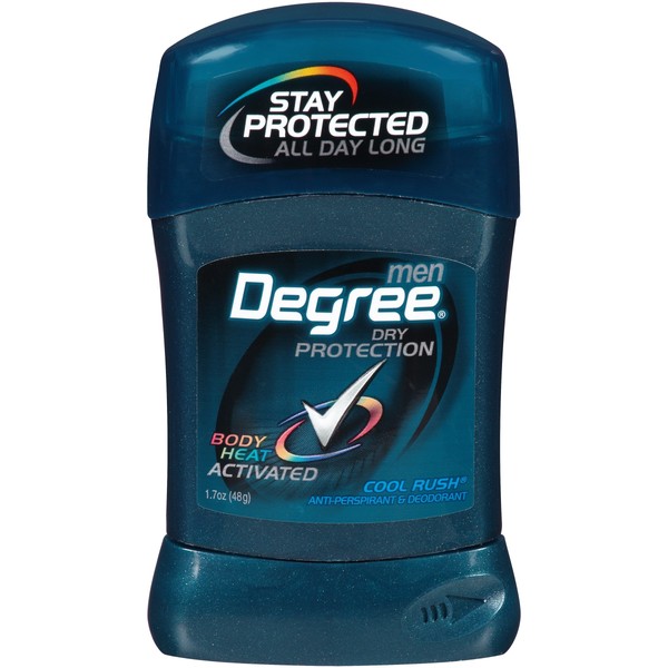 Degree Deodorant 1.7 Ounce Mens Cool Rush (50ml) (6 Pack)