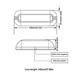 Aramox Luces LED Marinas, 2 Piezas Luces LED Marinas 3.5KW Lámpara Sumergible Submarina para Barco Transom Impermeable(Luz blanca)