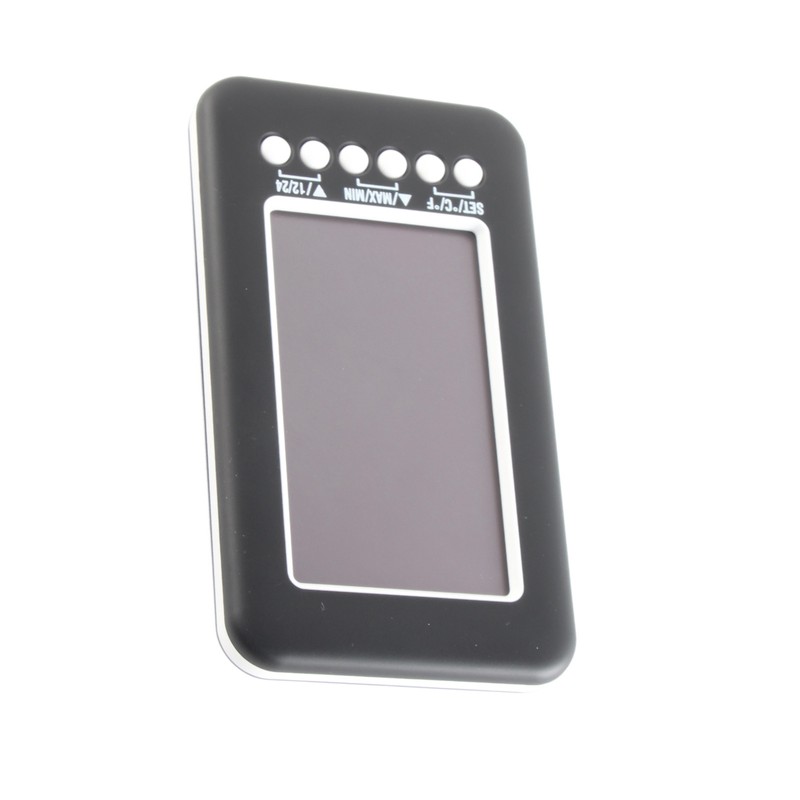 CJ3316RF 4in Thermometer with Clock Function Indoor Outdoor Digital Wireless