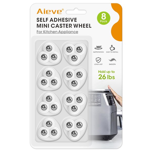 AIEVE Aieve Appliance Sliders for Kitchen Appliances, 8 Pack Self