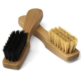 Famaco Small Pig Bristle Shoe Brush 13cm Beige