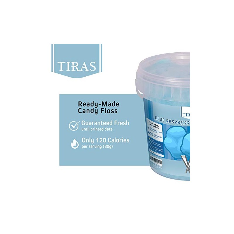 TIRAS Blue Raspberry Candy Floss - Cotton Candy 50g