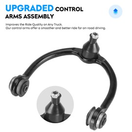 12pcs Front Upper Control Arms w/Ball Joints + Sway Bar Links + Tie Rod for Jeep Commander 2006-2010, Grand Cherokee 2005-2010, Suspension Kit K620188 K80629 K80861 ES80643 ES80644 EV80782