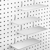 Funrous 4 Pack Pegboard Shelves Wall Organizer Peg Board Shelf