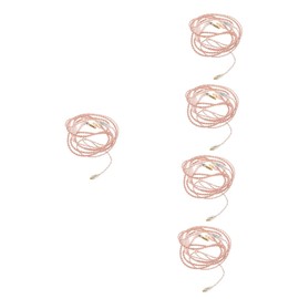 OSALADI 5pcs Detachable Headset Cable Microphone Control Right-Angle Audio Quality Earphone Wire for Daily Use for Headphones and Earbuds