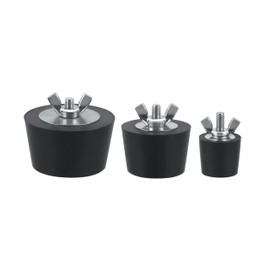 Pool Rubber Plugs with Stainless Steel Bolts,Heavy Duty Rubber Winter Expansion Plugsfor Above Ground Pool Return Line 1inch 1.5inch 2inch-3pcs