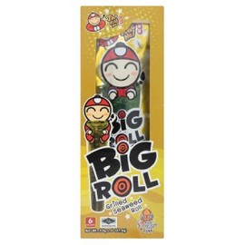 Tao Kae Noi Big Roll Grilled Seaweed 3.6g (628MART) (Spicy Grilled Squid Flavour, 54 Rolls)