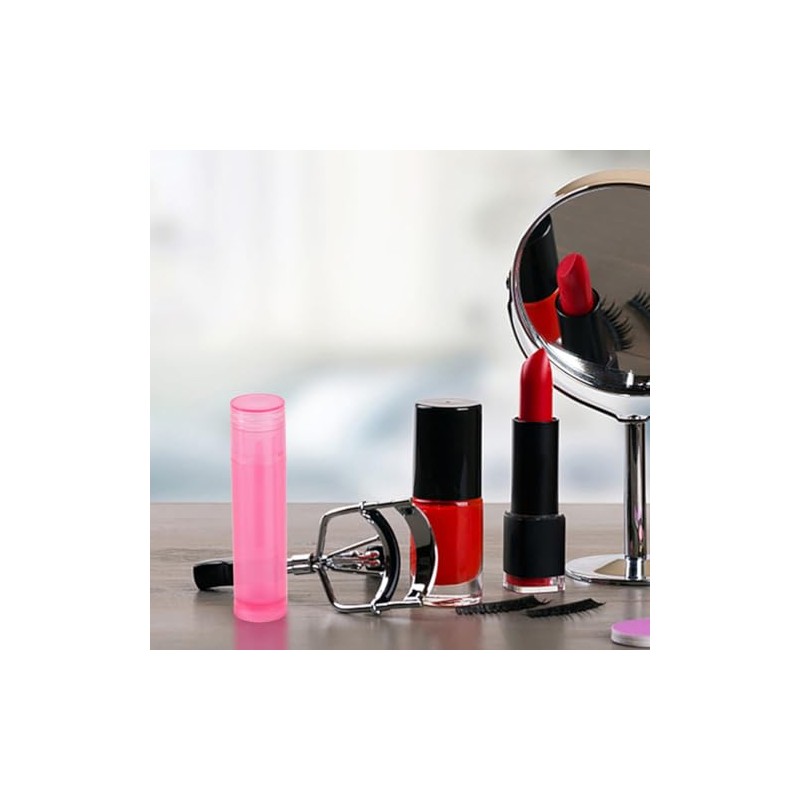 Ciieeo - 30 tubos vacíos para bálsamo labial de PE
