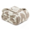 Bedsure Soft Leopard Throw Blanket Knit Warm Blanket for Couch