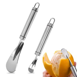 Liroyal Mandarin Orange Peeler, Set of 2, Peeler, Stainless Steel, Orange Peeler, Orange Peeler, Orange Peeler, Orange Peeler, Orange Peeler, Fruit Peeler, Fast Peeling, Easy