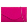 fi9® STYLISH SUEDE ENVELOP STYLE BRIDAL WEDDING EVENING CLUTCH PARTY