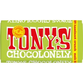 Chocolade Tony's Chocolonely Melk Hazelnoot Crunch 180 g
